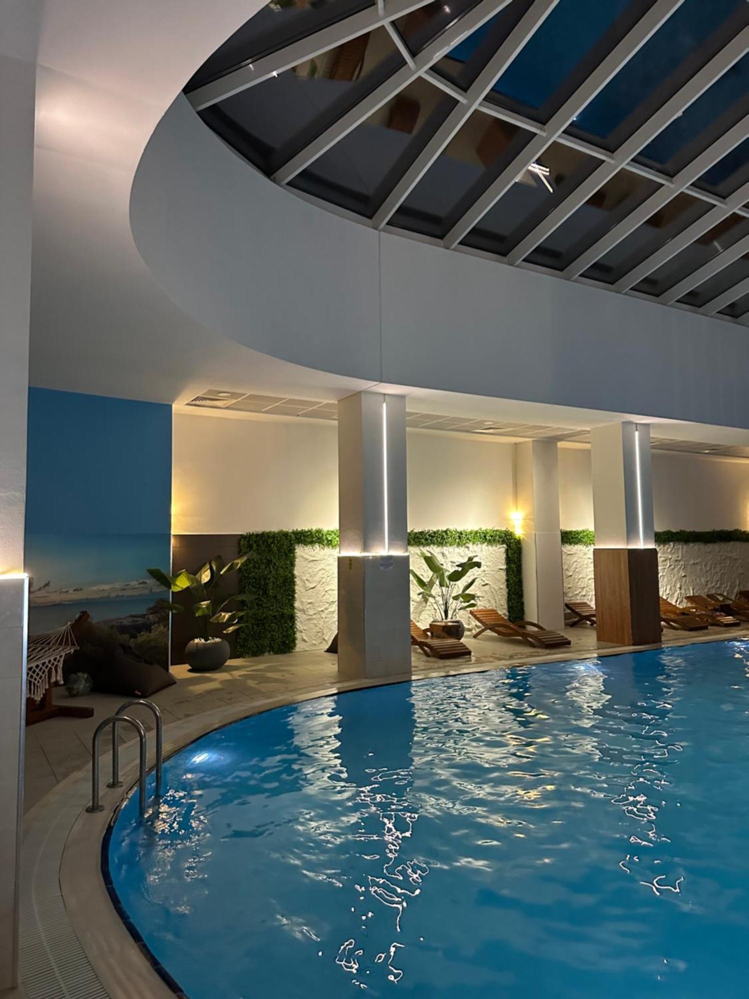 Cevahir Sky City Apartment With Spa, Pool & Fitness Included Skopje Ngoại thất bức ảnh