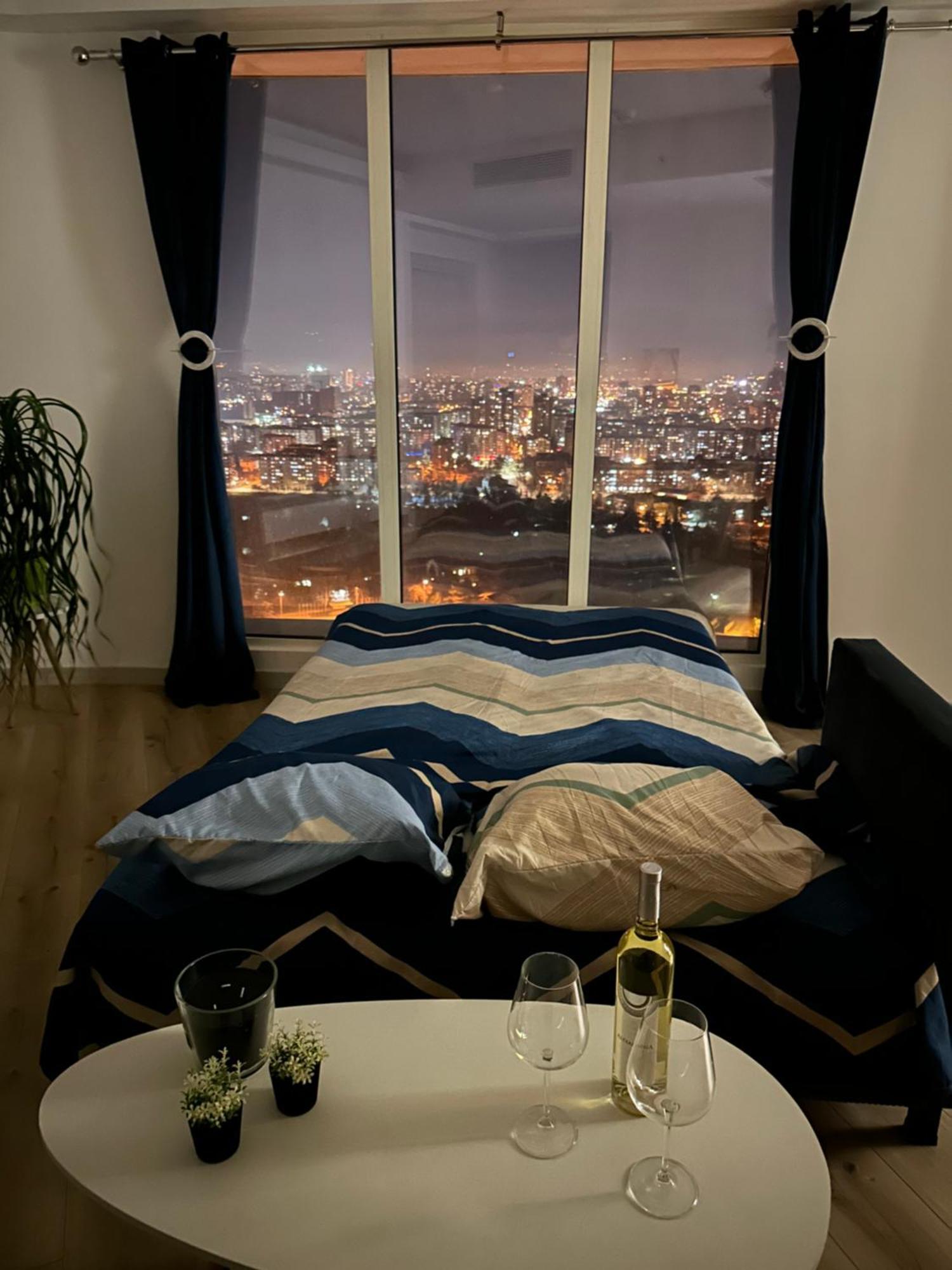 Cevahir Sky City Apartment With Spa, Pool & Fitness Included Skopje Ngoại thất bức ảnh