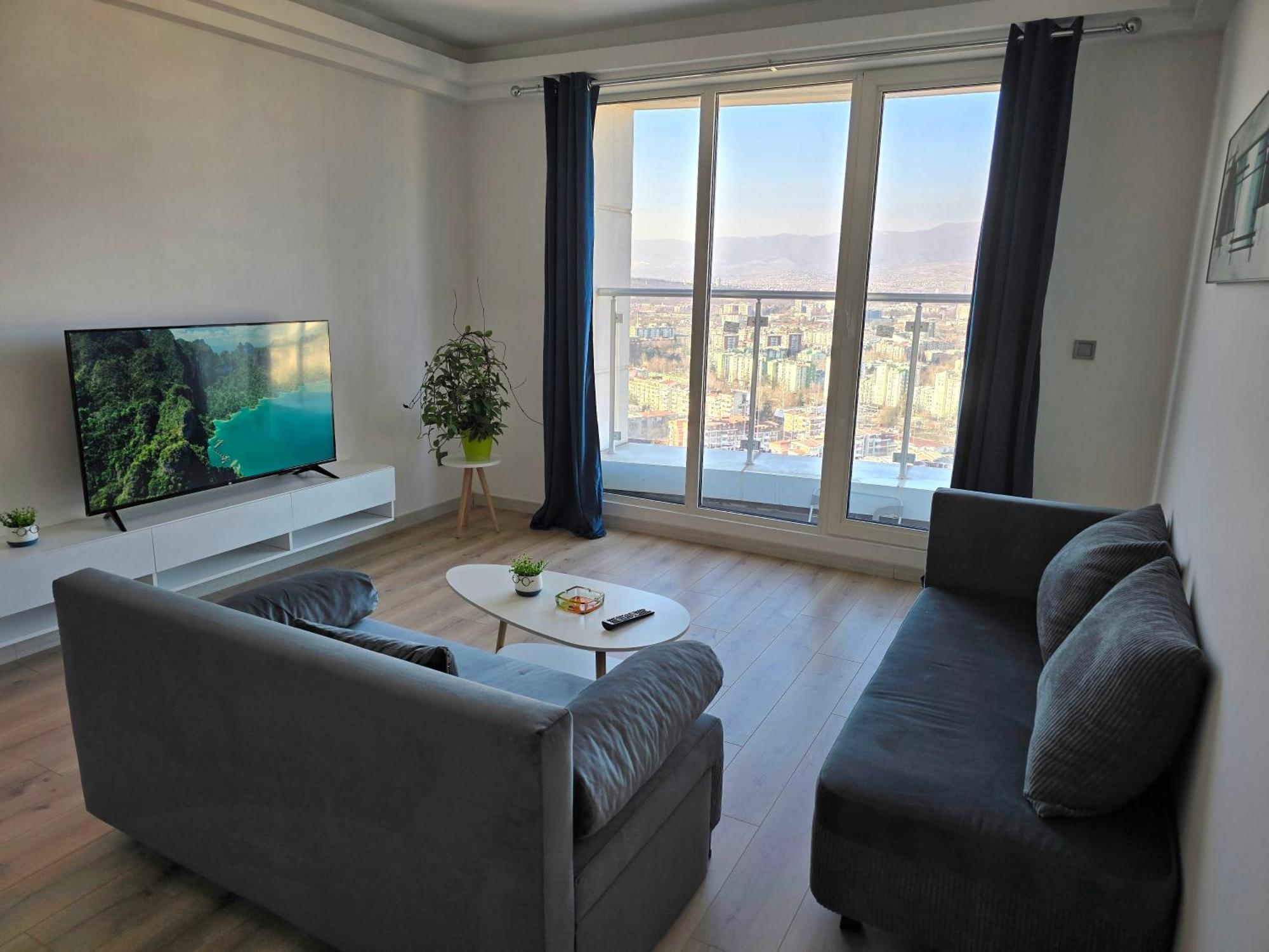 Cevahir Sky City Apartment With Spa, Pool & Fitness Included Skopje Ngoại thất bức ảnh